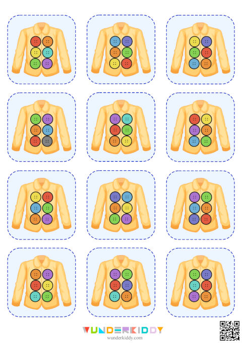 Match the Buttons Worksheet - Image 3