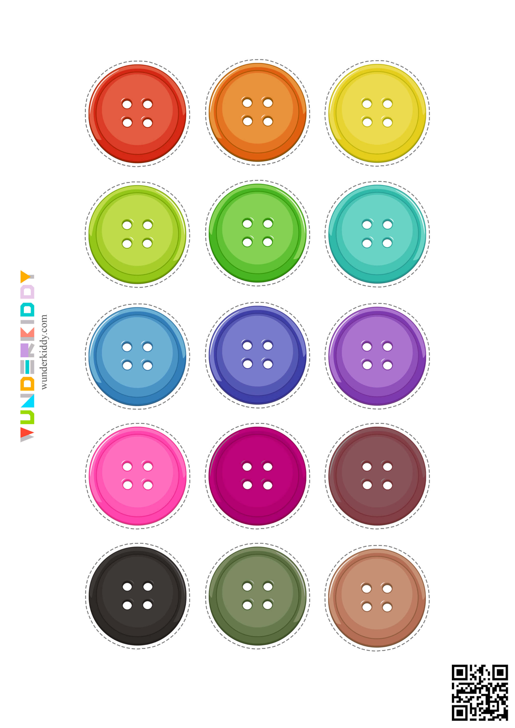 Color Buttons Worksheet - Image 3