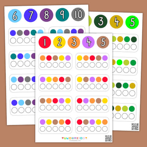 Jeu pour associer les couleurs aux chiffres - Image 2