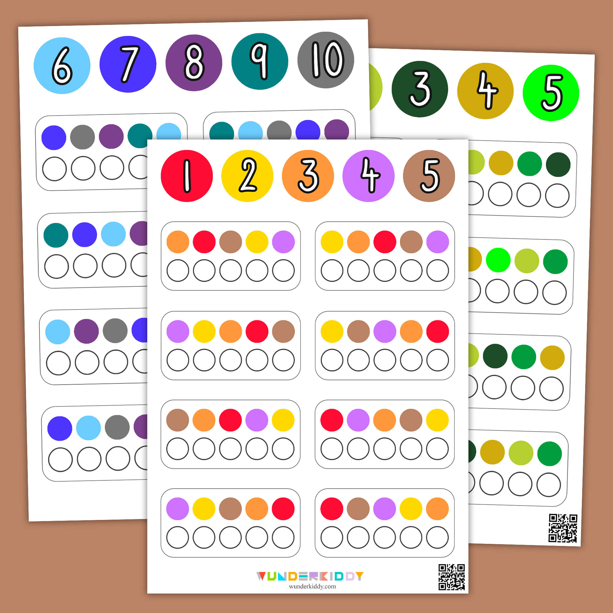 Color Matching Numbers