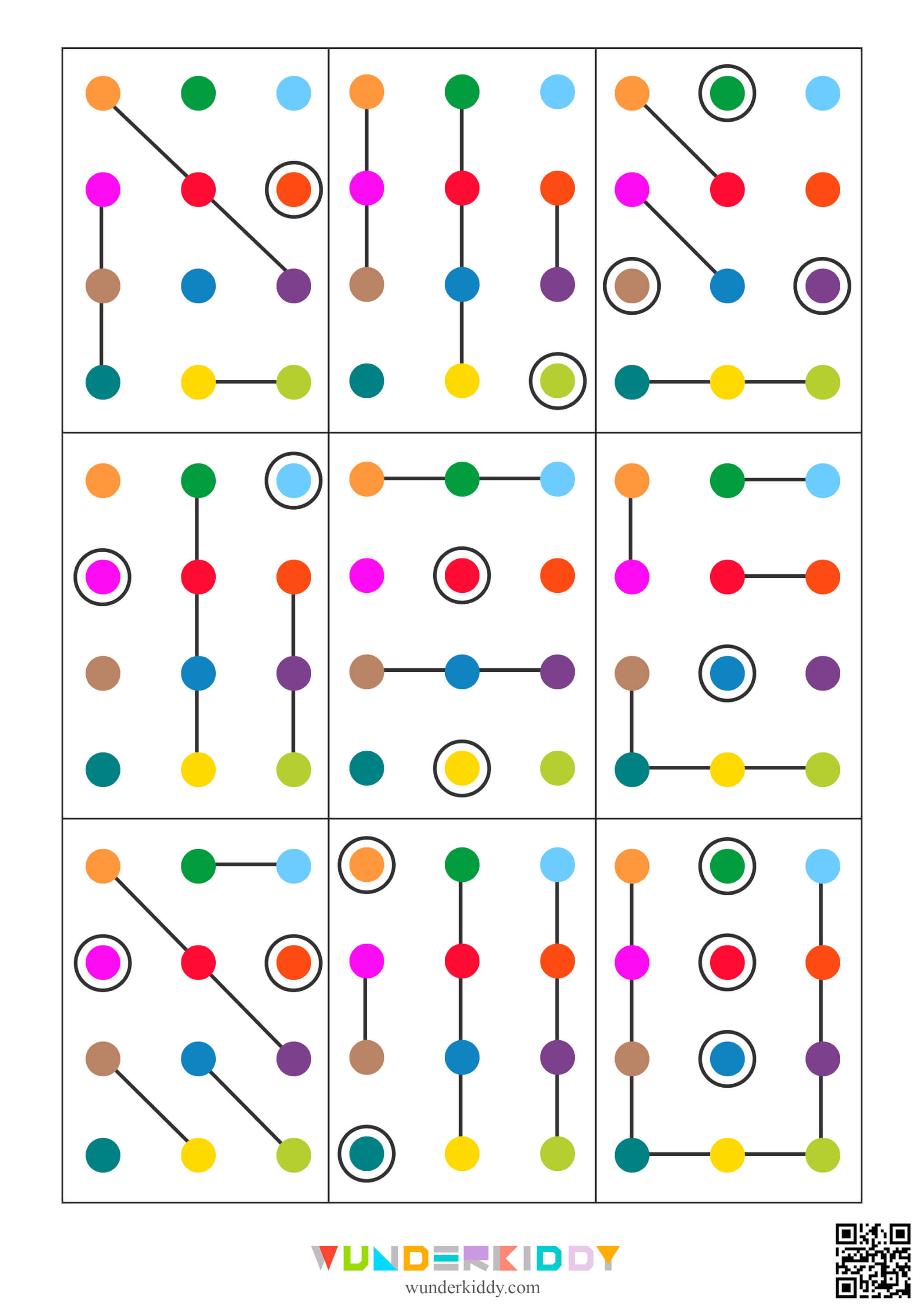 Fiches de tracé – Cercles colorés - Image 4