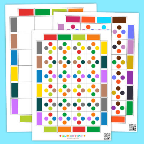 Match Colors by Intersection Worksheet - Image 2