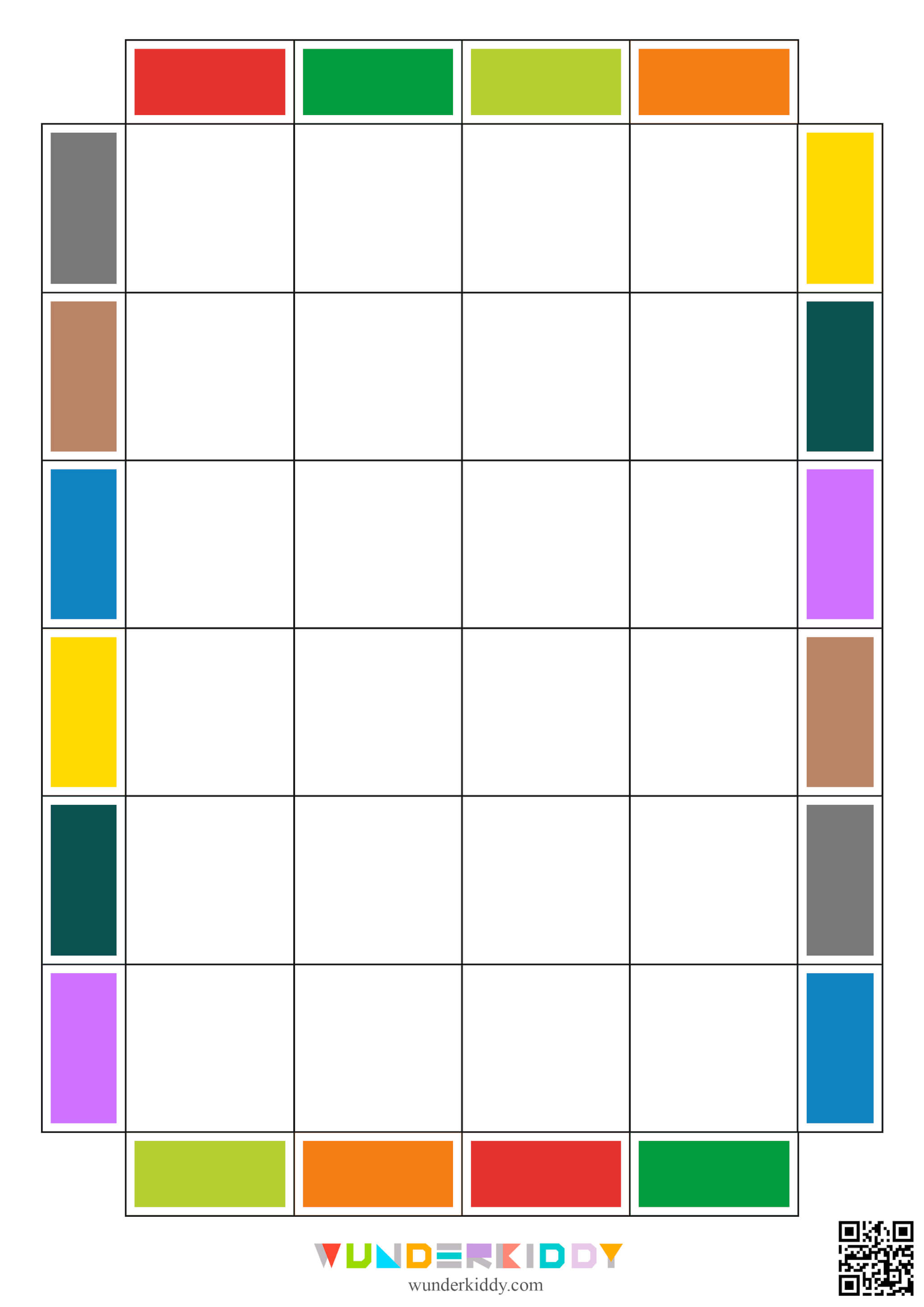 Match Colors by Intersection Worksheet - Image 2