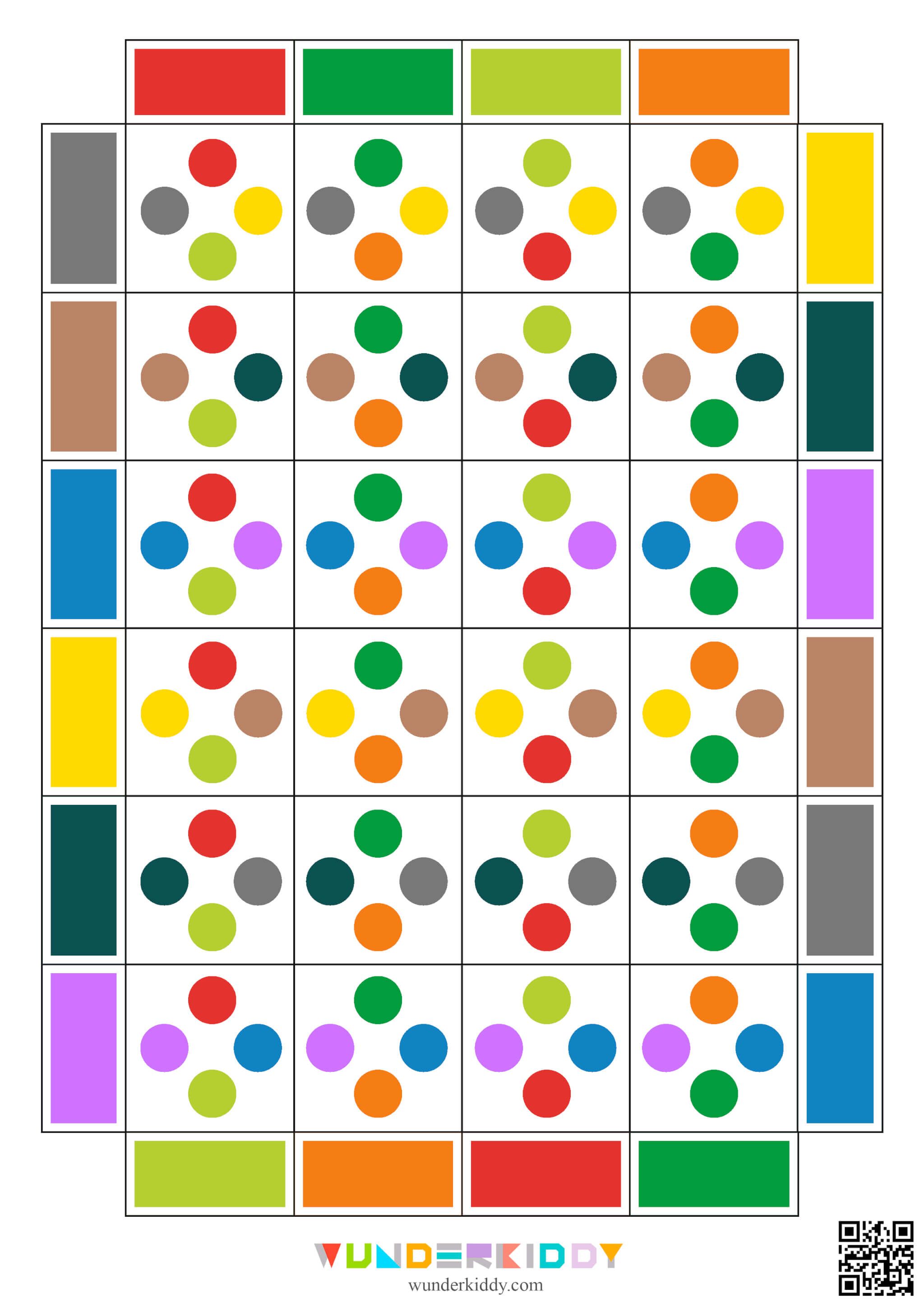 Match Colors by Intersection Worksheet - Image 3
