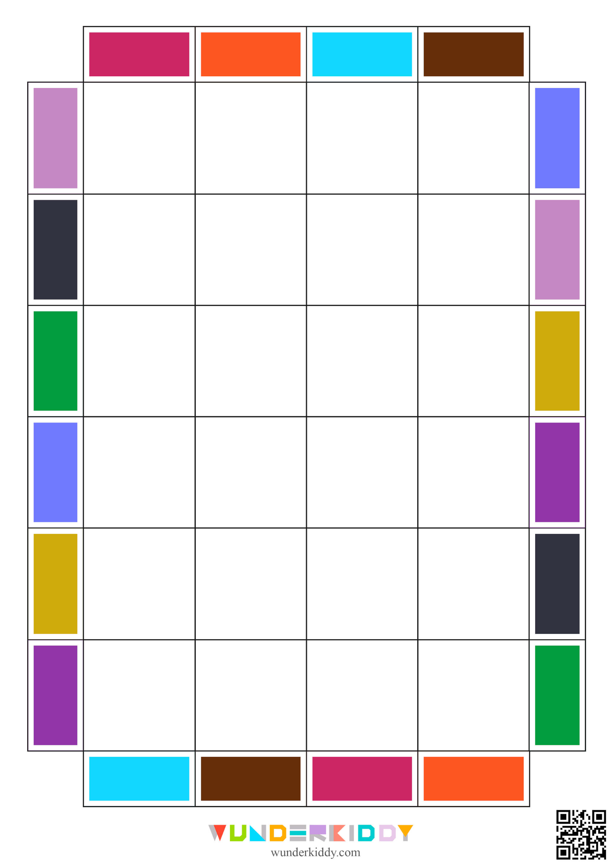 Match Colors by Intersection Worksheet - Image 4