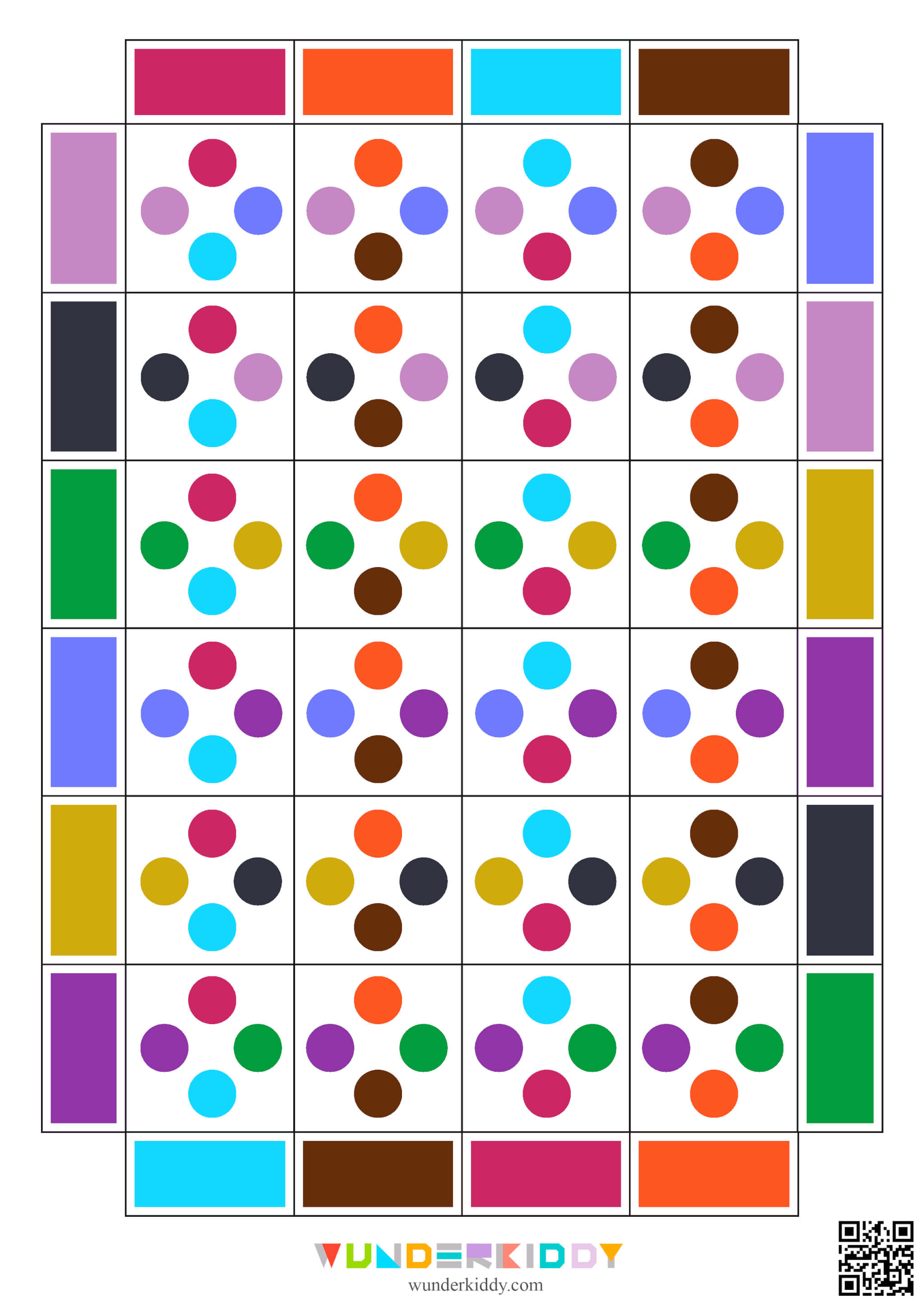 Match Colors by Intersection Worksheet - Image 5