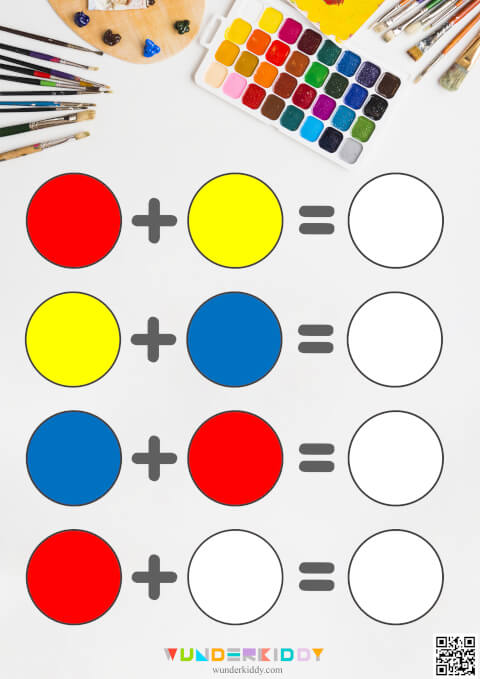 Color Mixing Worksheet - Image 2