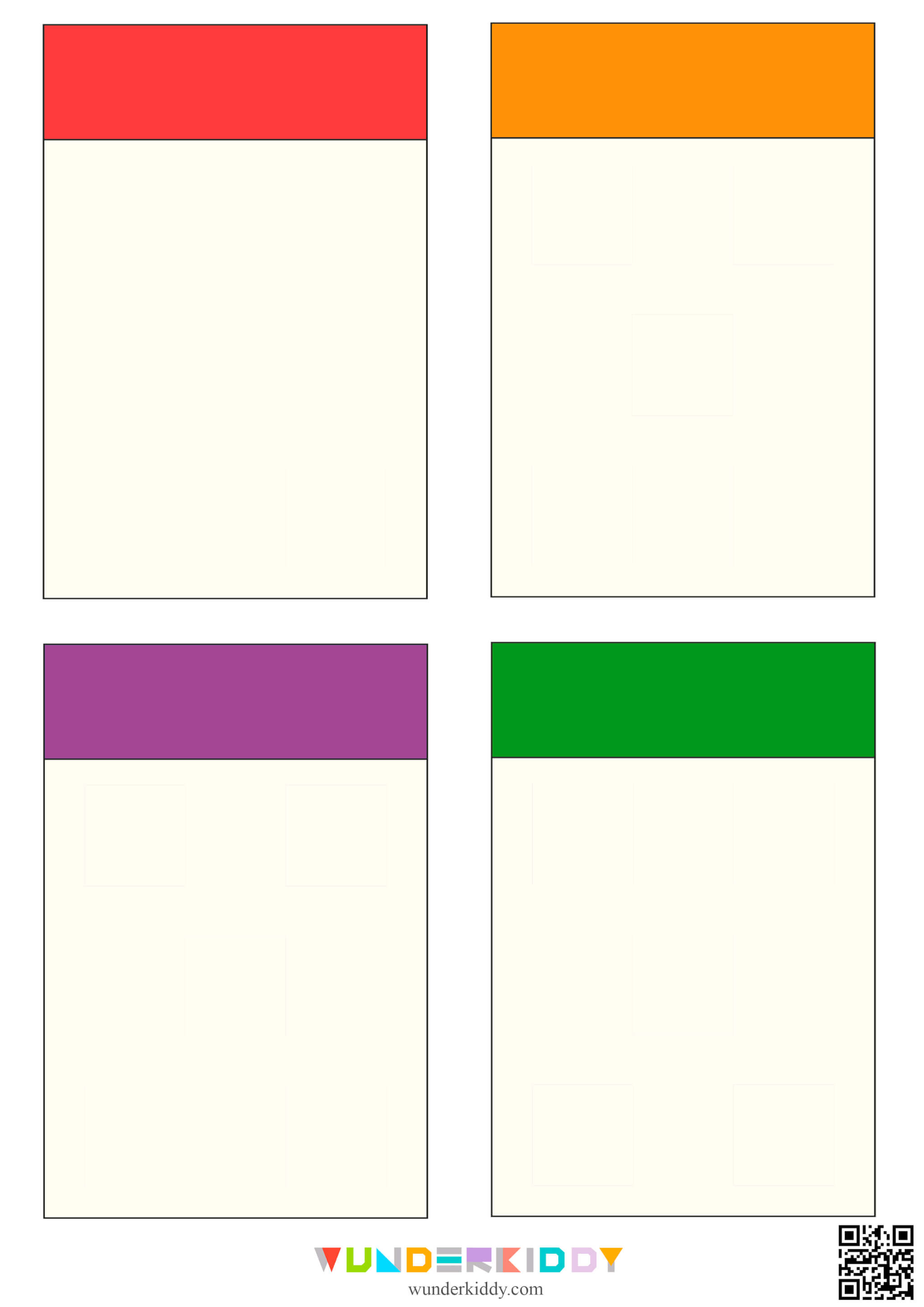Color Sorting Worksheet for Kids - Image 3
