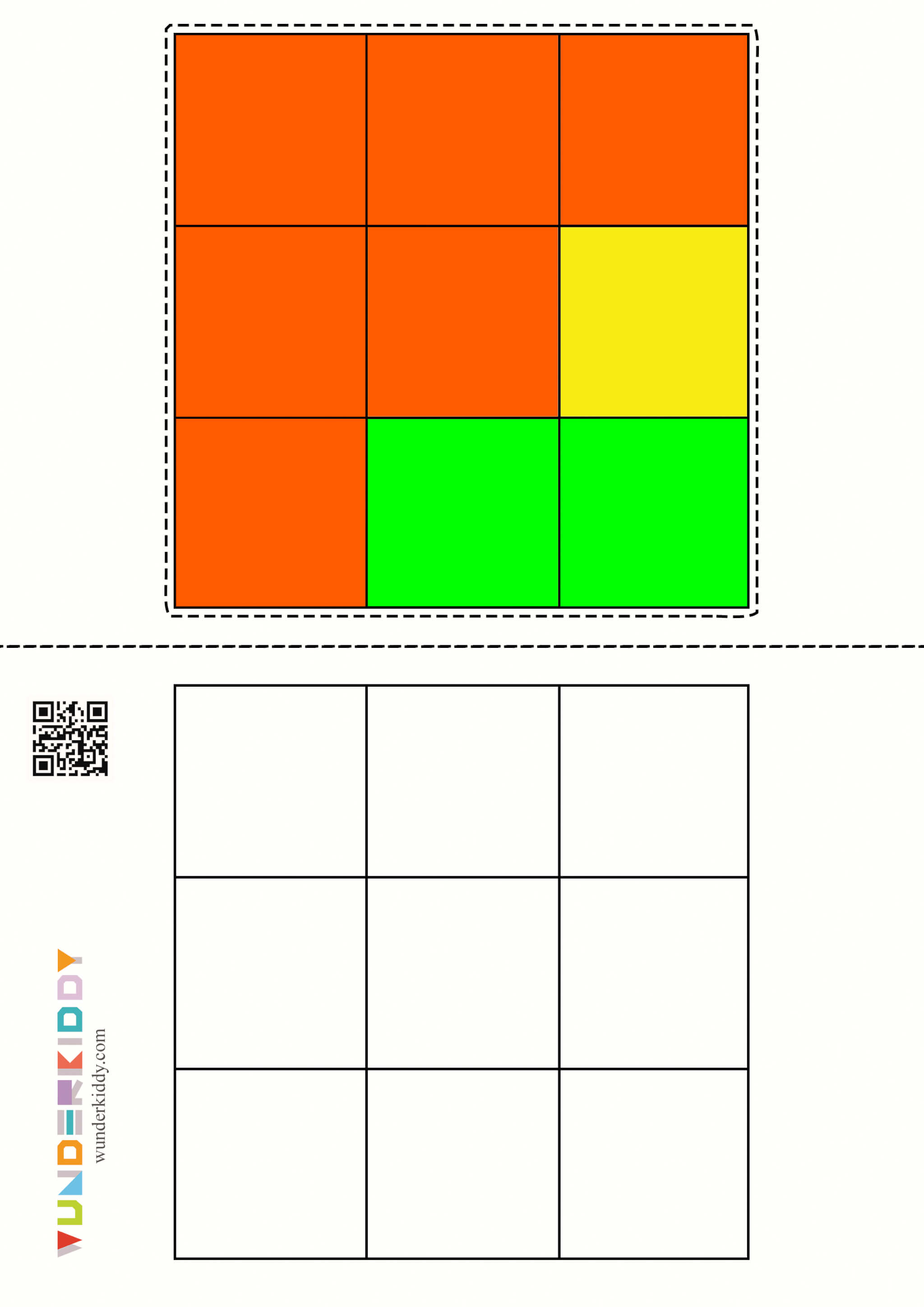 Activity sheet «Color blocks» - Image 3