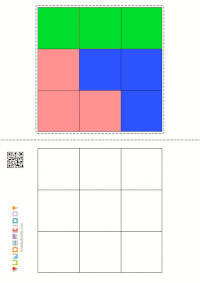 Activity sheet «Color blocks» - Download or print for free