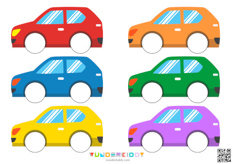 Сортировка по цвету «Подбери колеса» - Изображение 2