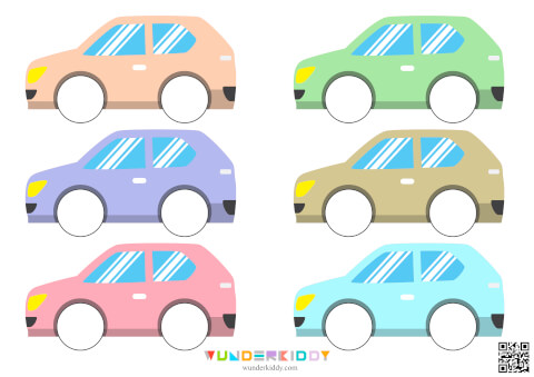 Сортировка по цвету «Подбери колеса» - Изображение 4