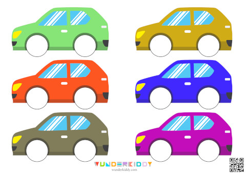 Сортировка по цвету «Подбери колеса» - Изображение 5