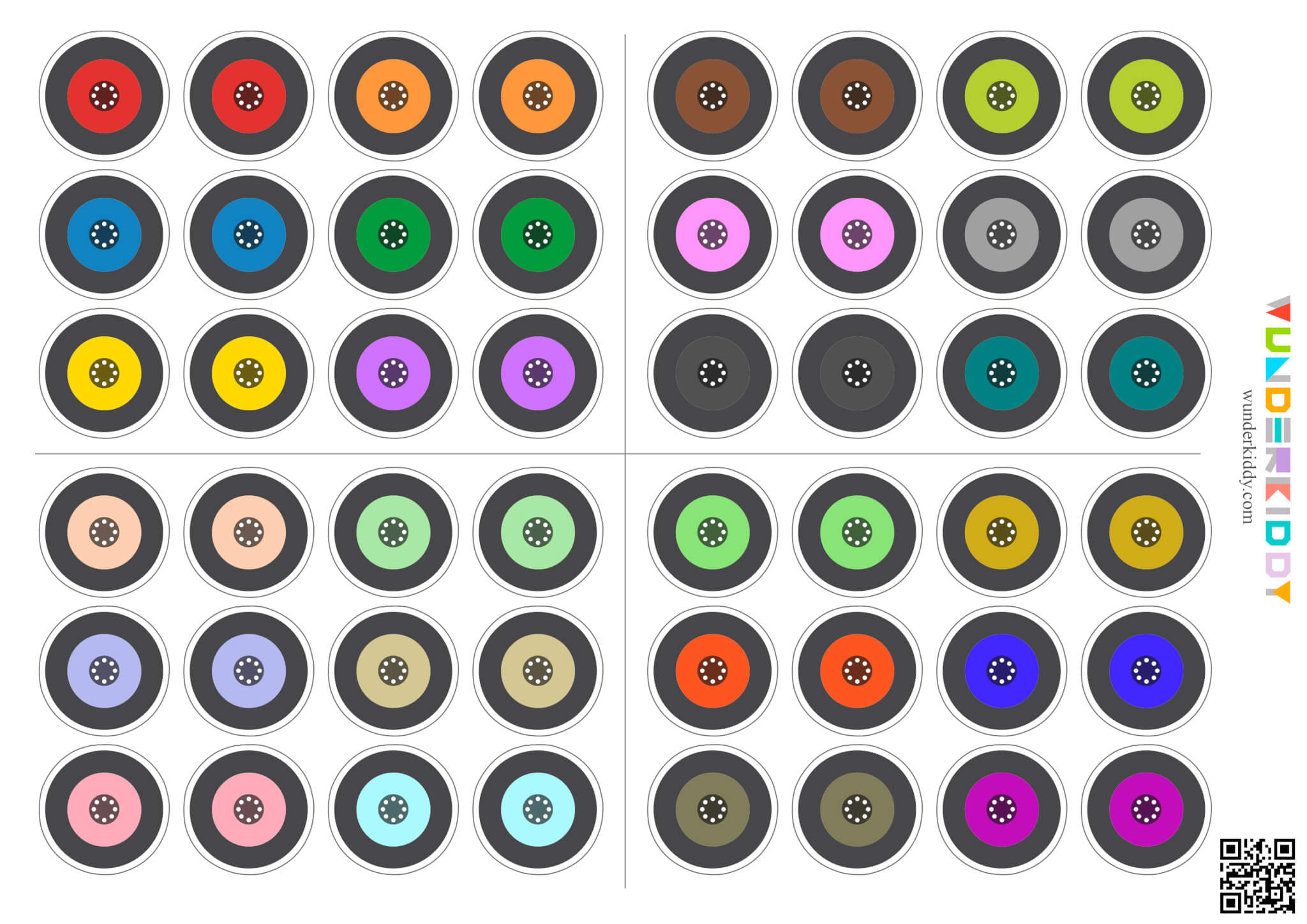 Matching Colors Activity Car Wheels - Image 6