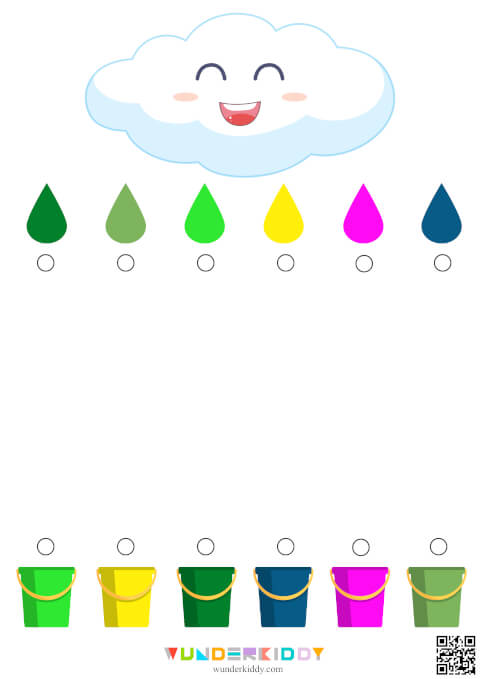 Colored Drops Worksheet - Image 3