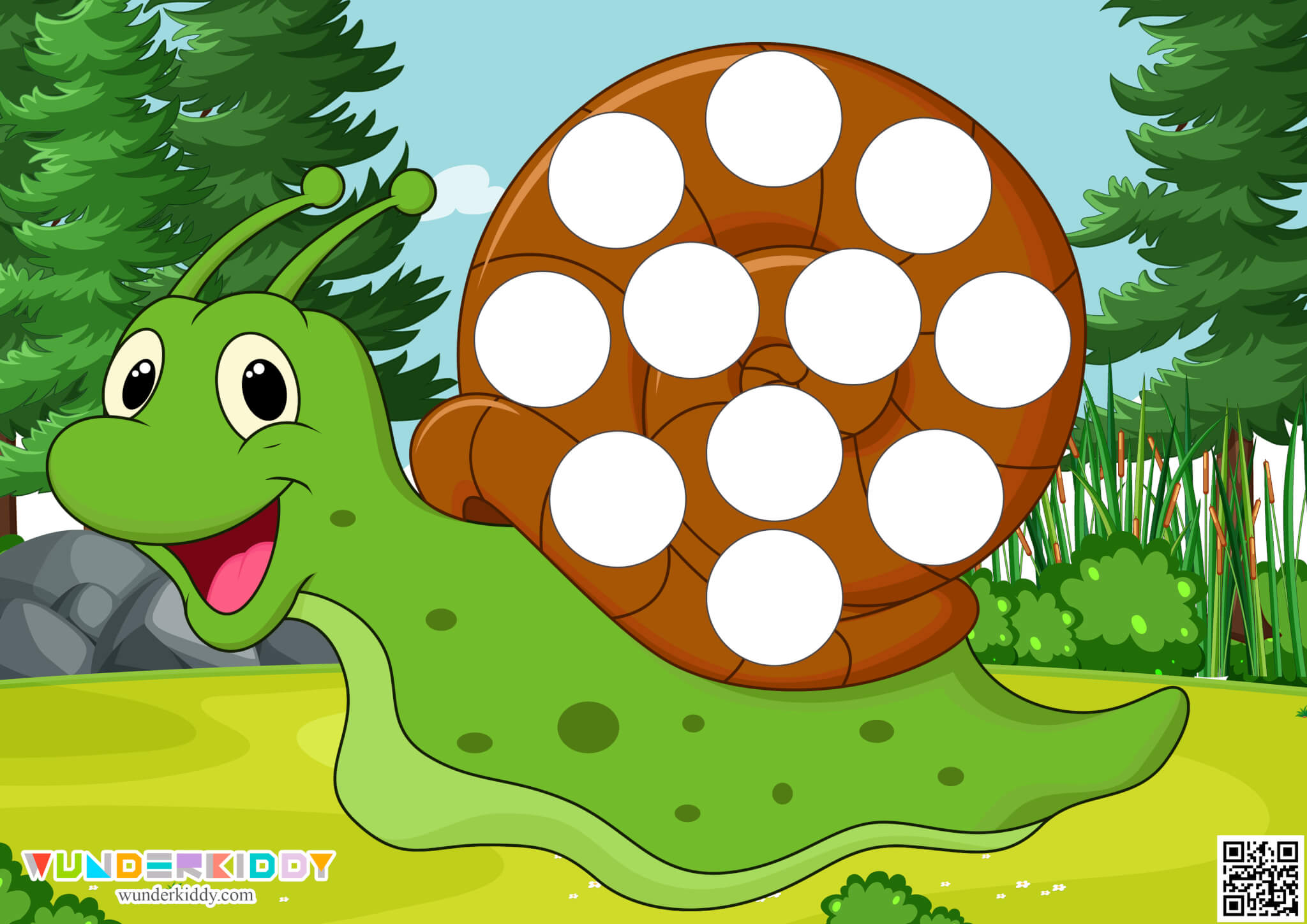Snail Pattern Activity for Kids - Image 2