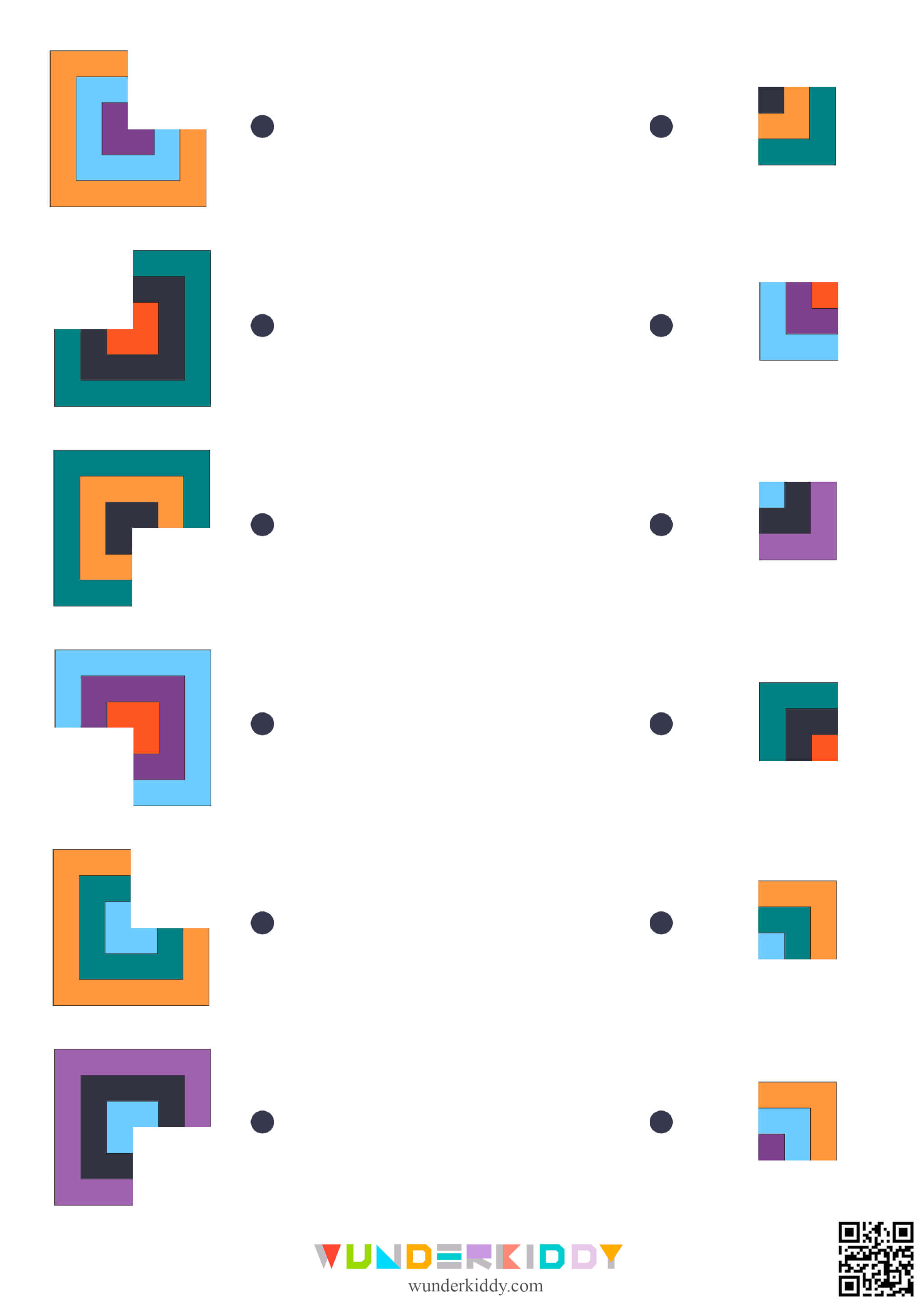 Square Missing Parts Game for Kids - Image 3