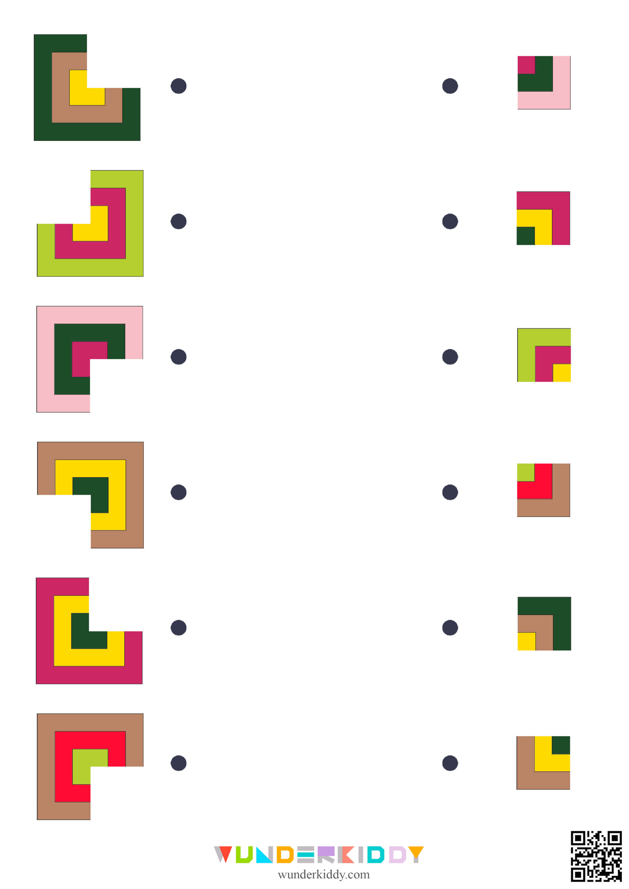 Square Missing Parts Game for Kids - Image 4