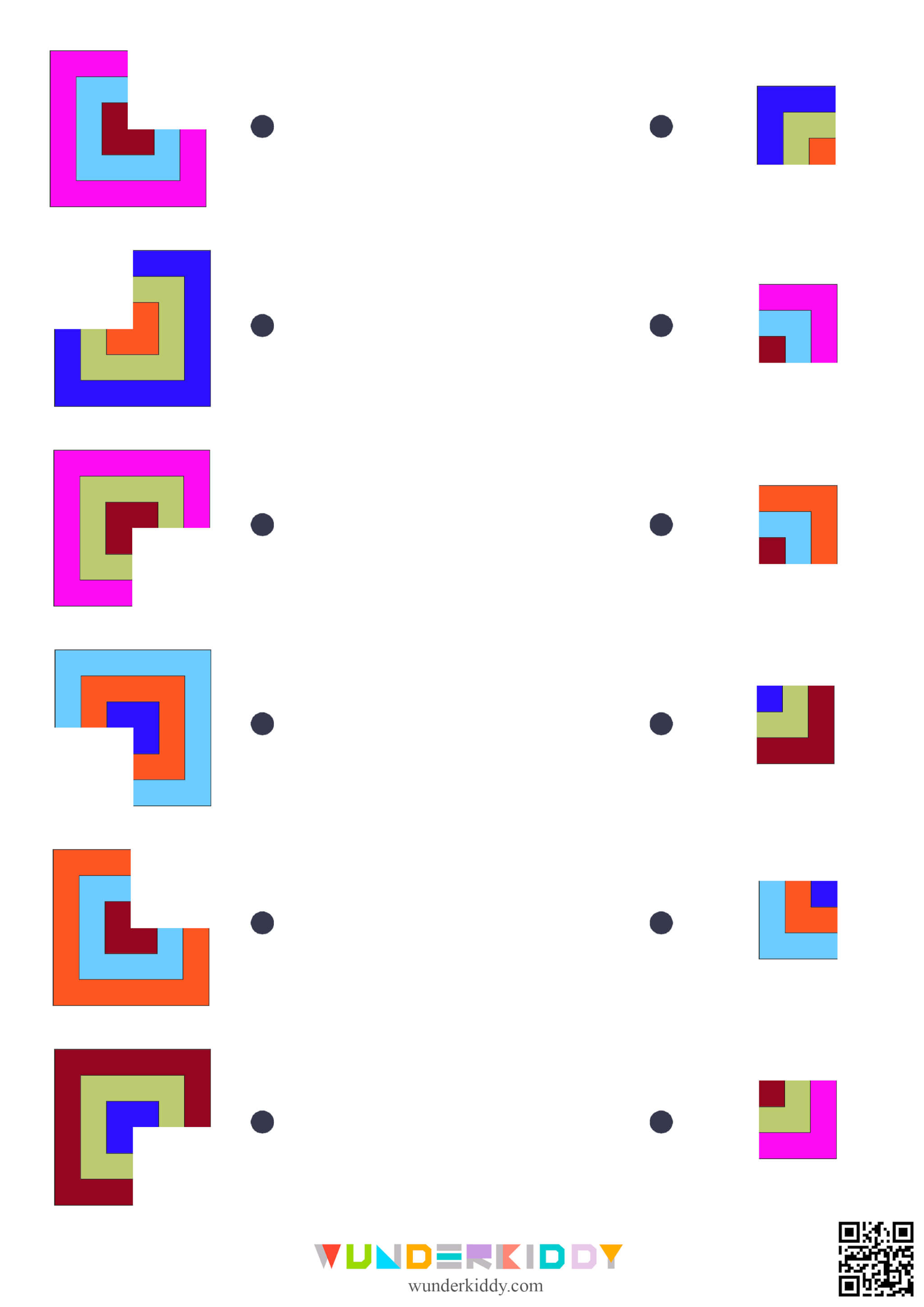 Square Missing Parts Game for Kids - Image 5