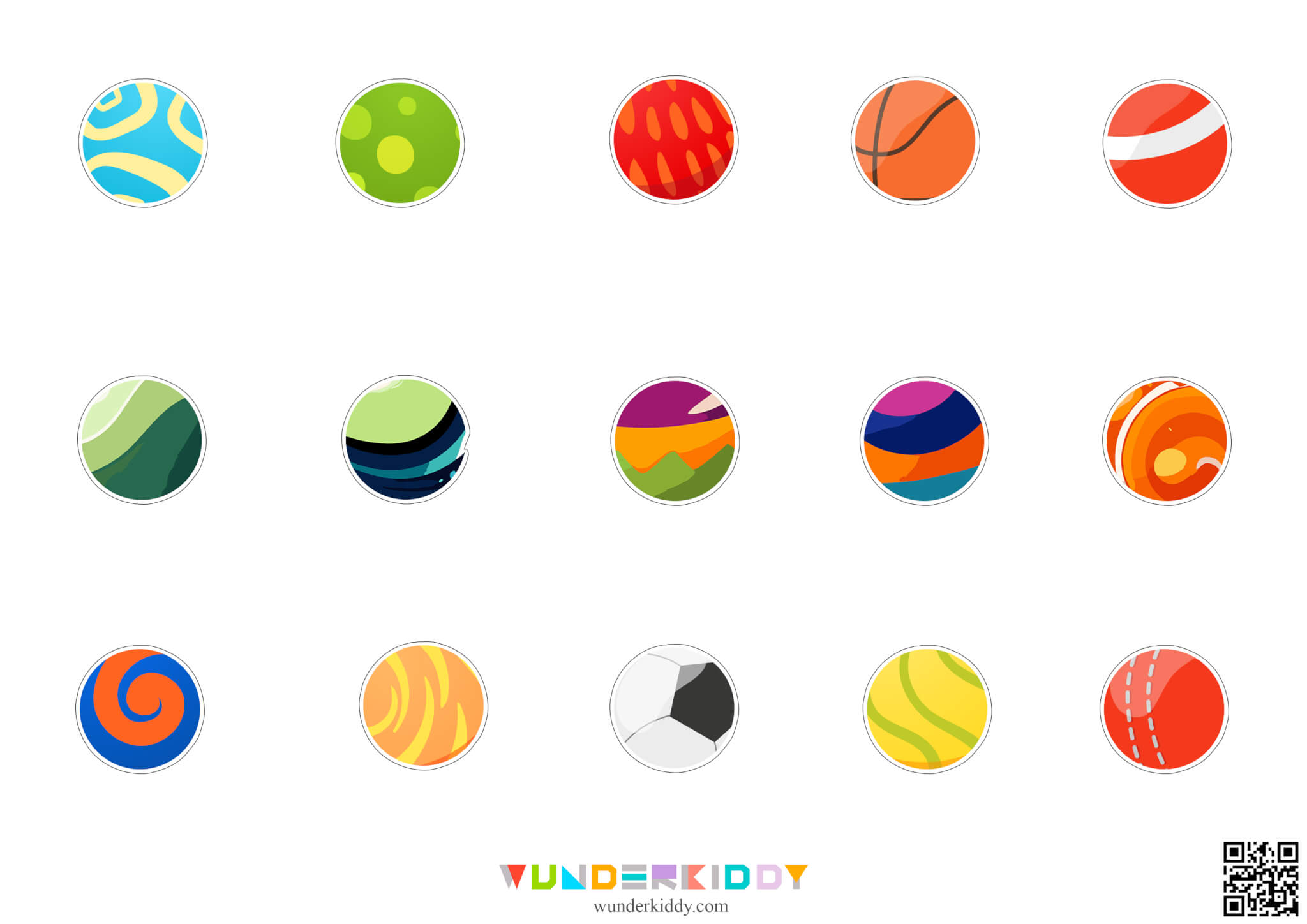 Подбери заплатку «Цветные мячики» - Изображение 3