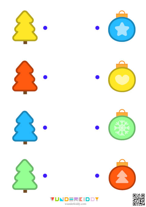 Activity sheet «Colorful Christmas Trees» - Image 3