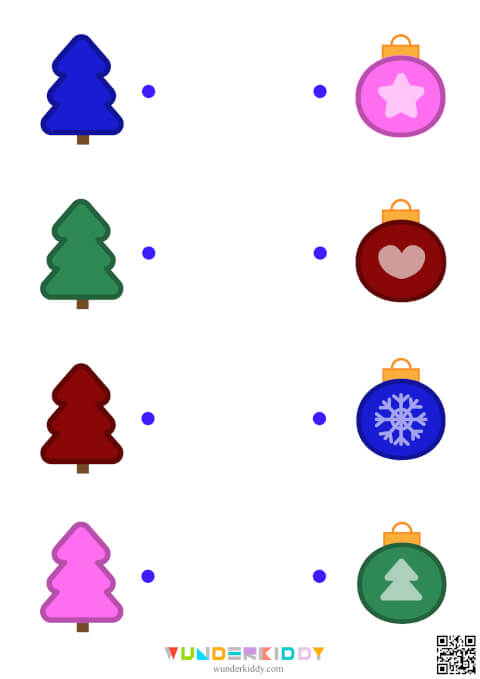 Activity sheet «Colorful Christmas Trees» - Image 4