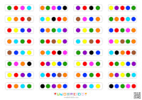 Activity sheet «Colorful circles» - Download or print for free
