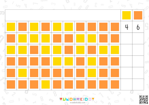 Jeu mathématique pour la maternelle – Carrés colorés - Image 2