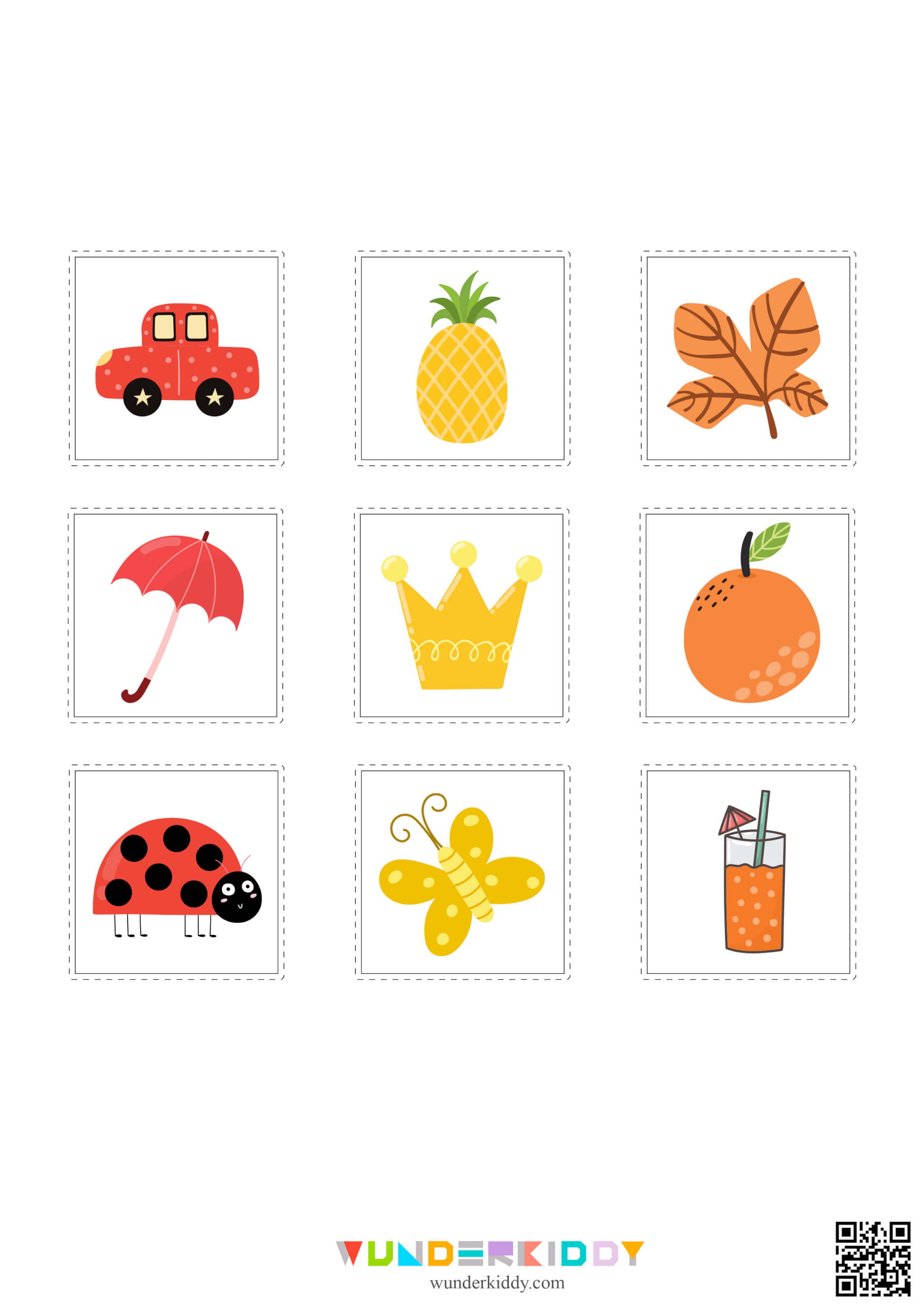 Color Matching Worksheets for Kindergarten - Image 5