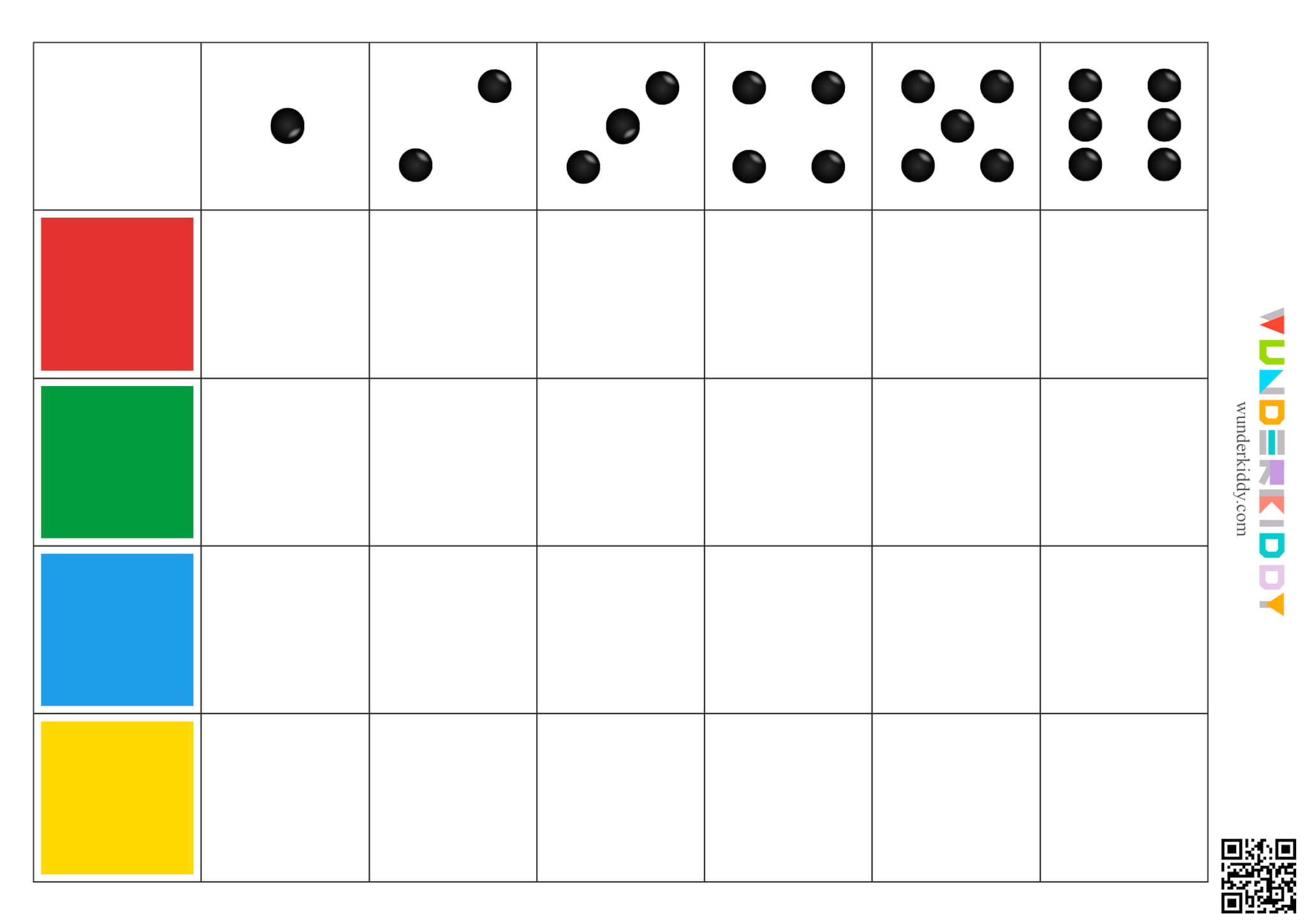 Математична гра «Кубик та колір» - Зображення 2
