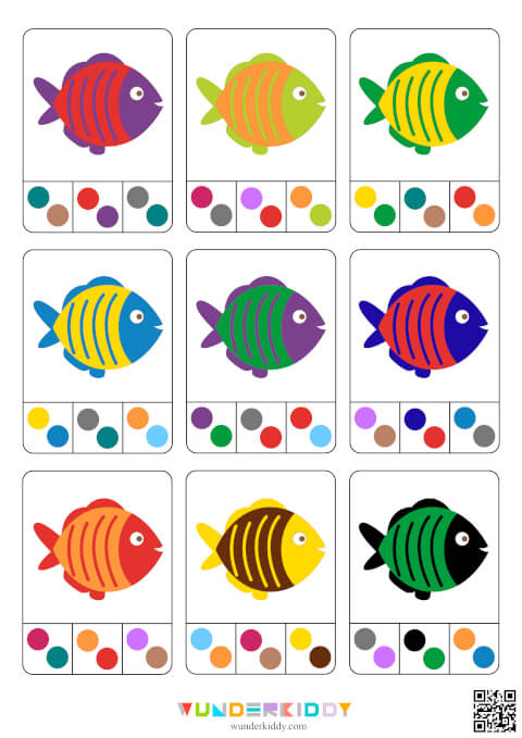 Zweifarbige Fische zuordnen - Bild 2