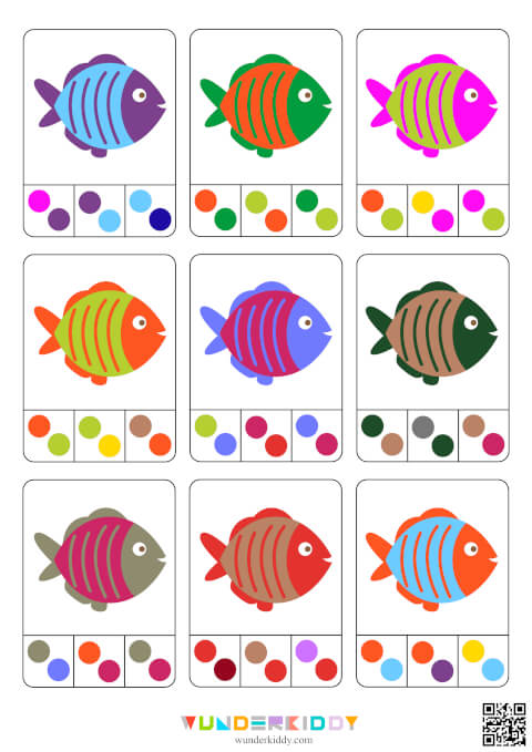Zweifarbige Fische zuordnen - Bild 3