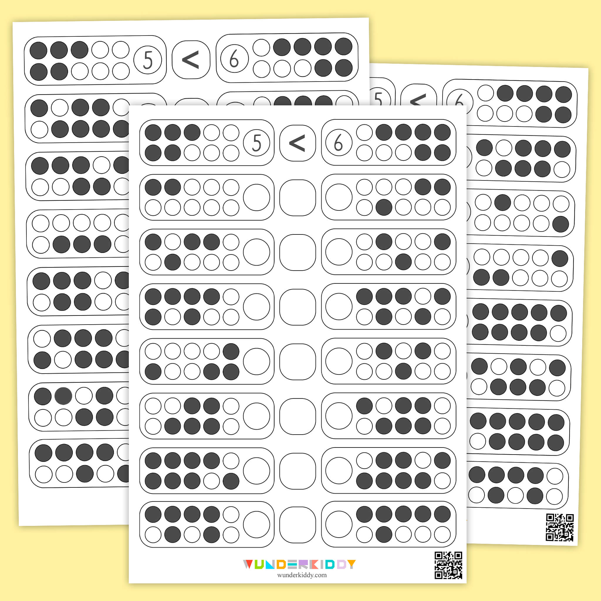 Compare Numbers Preschool Math Activity
