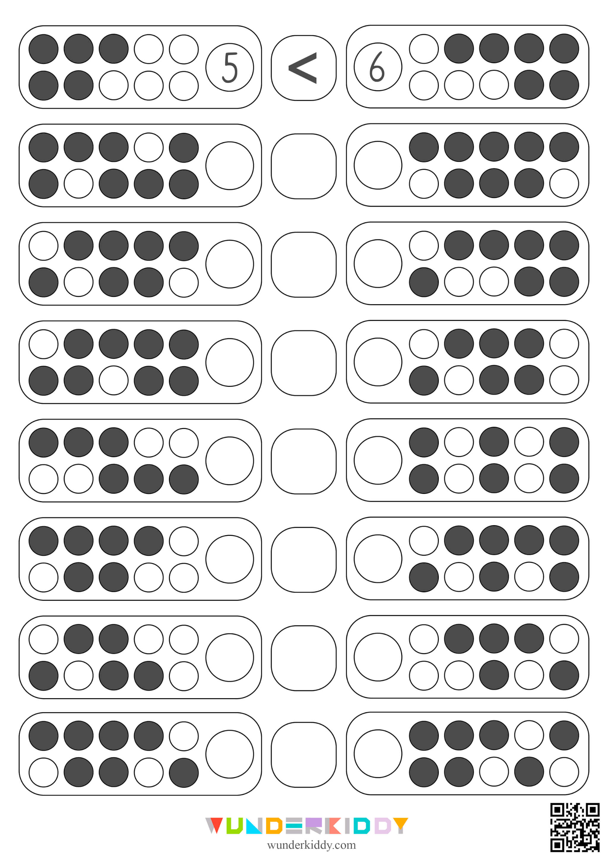 Compare Numbers Preschool Math Activity - Image 5