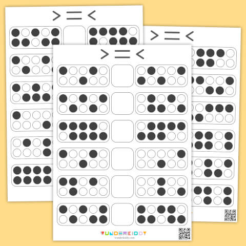 Рабочие листы «Посчитай и сравни» для детей - Изображение 2