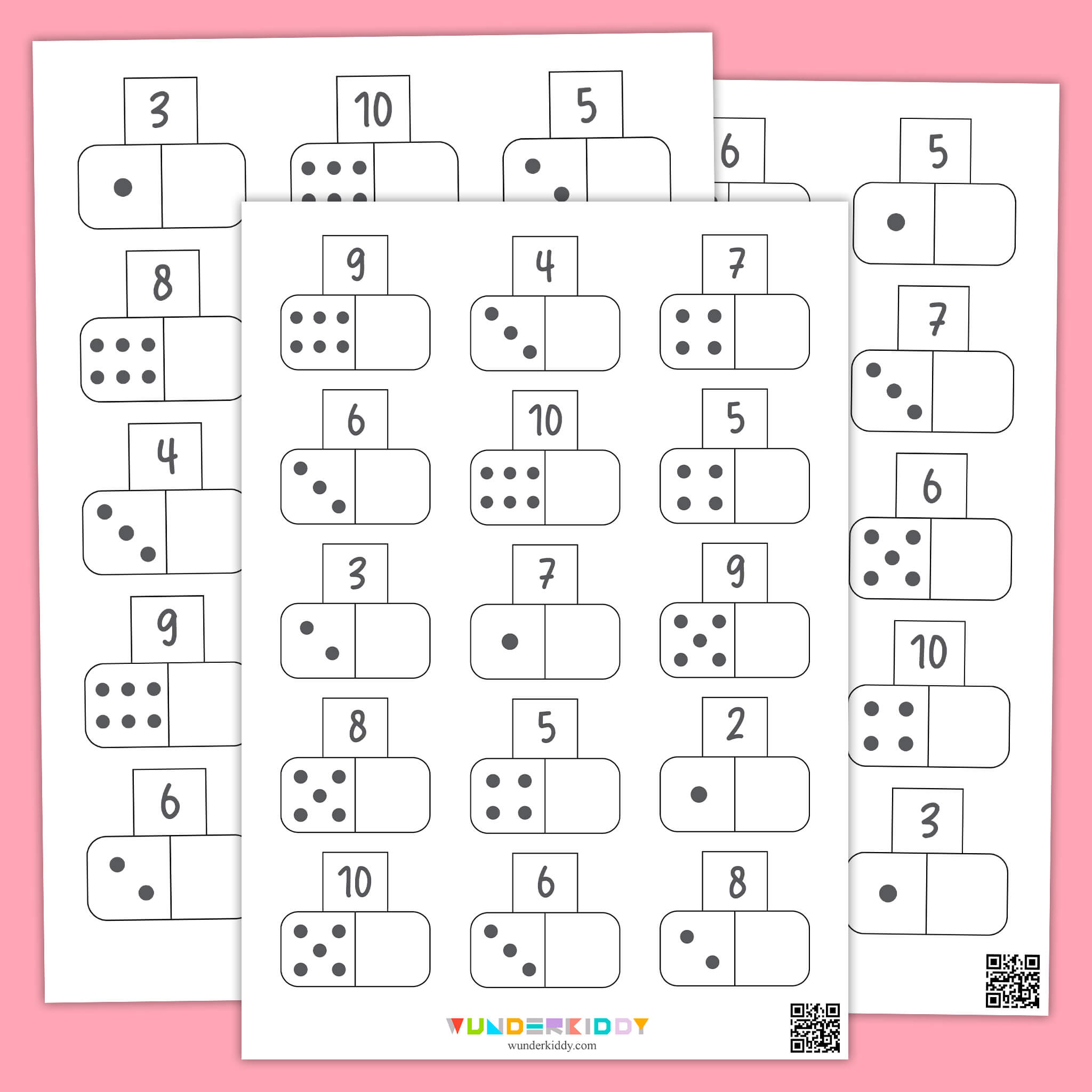 Dice Count and Draw the Dots Activity