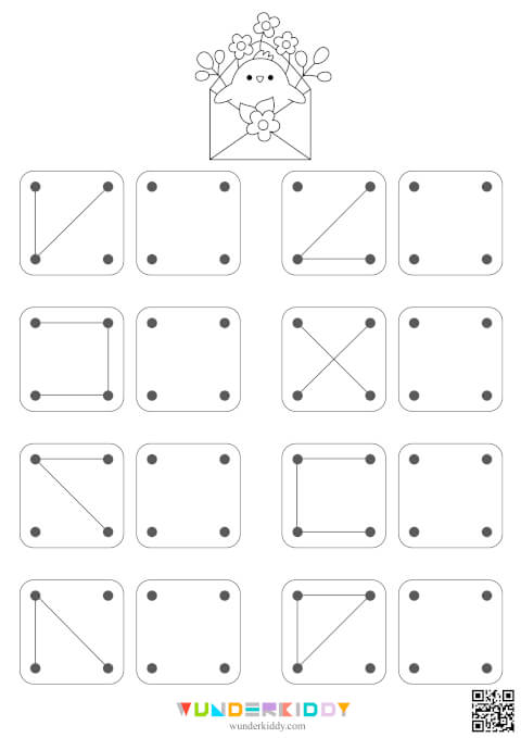 Copy the Pattern Lines Worksheets - Image 4