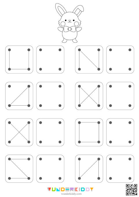Copy the Pattern Lines Worksheets - Image 5