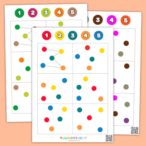 Activité pour relier les points par motif de couleur - Image 2