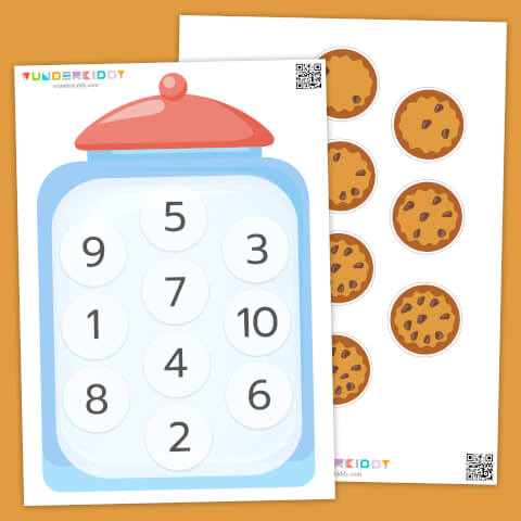 Jeu de mathématiques : Relier des chiffres et des biscuits - Image 2