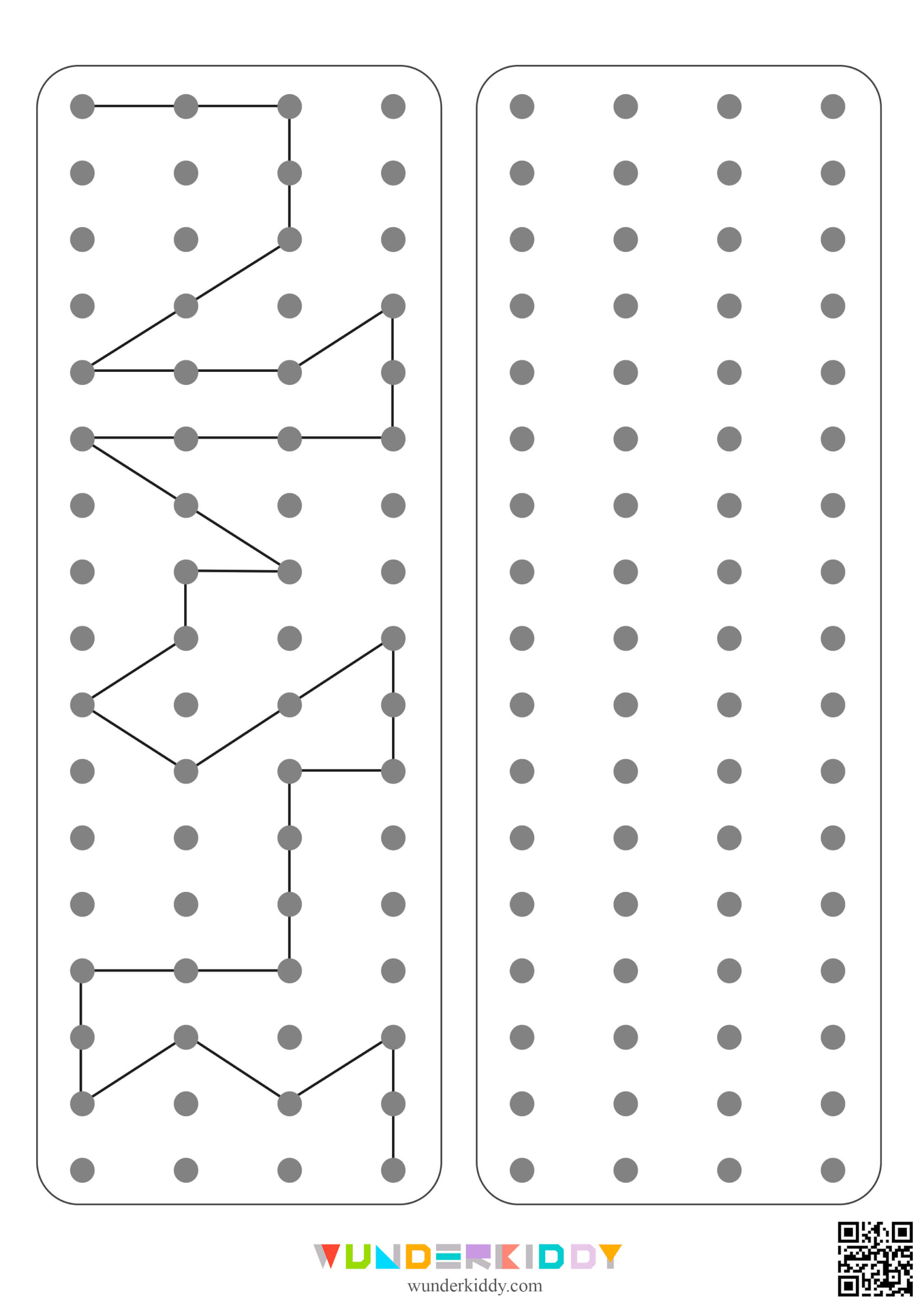 Fiches d'activité pour tracer des lignes - Image 3