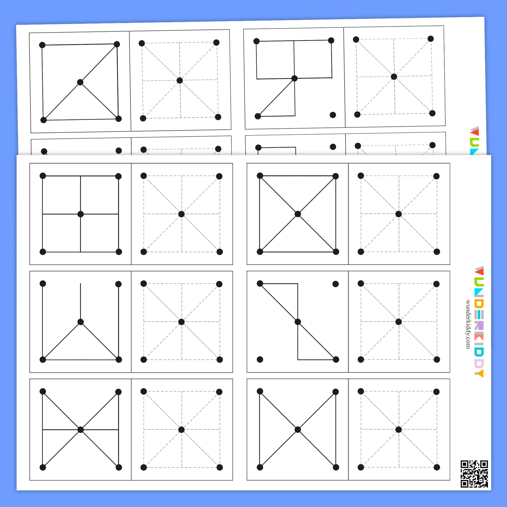 Copy the Lines Pre-Writing Worksheets