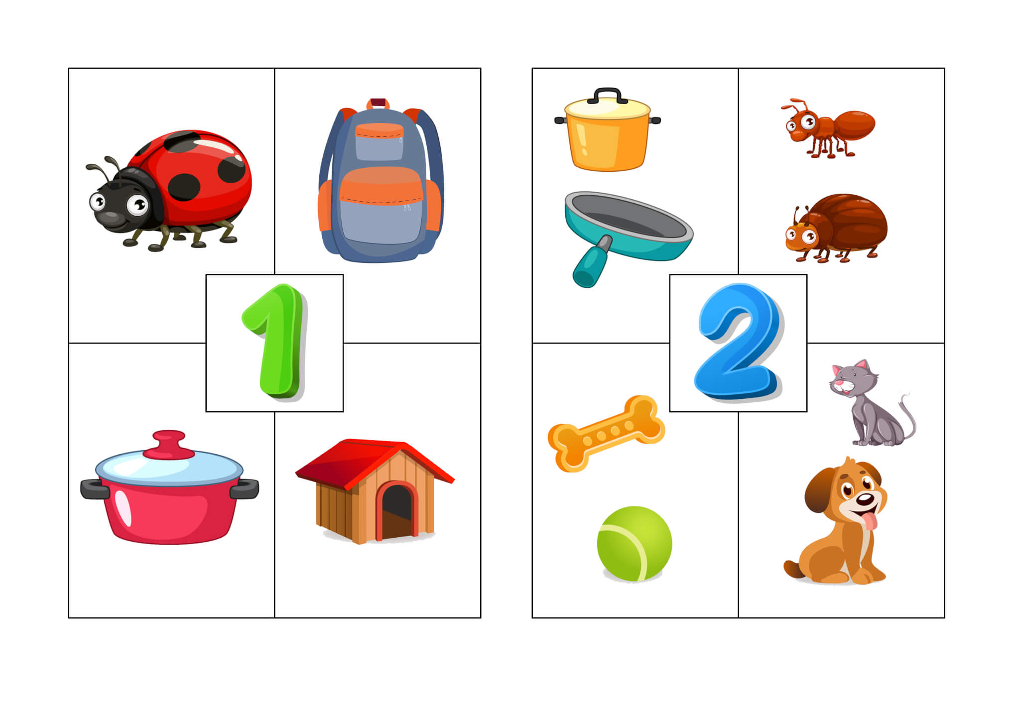 Activity sheet «Count items up to 10» - Image 2