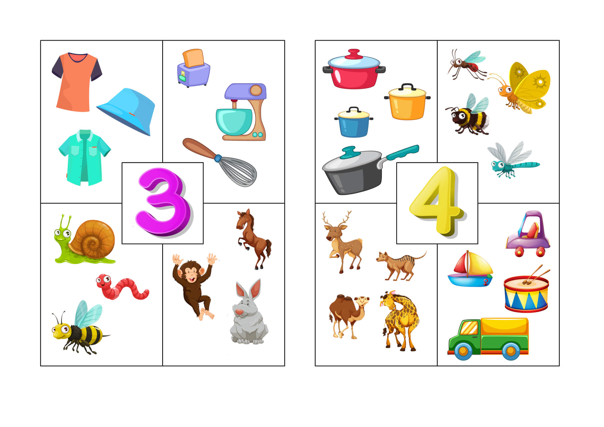 Activity sheet «Count items up to 10» - Image 3