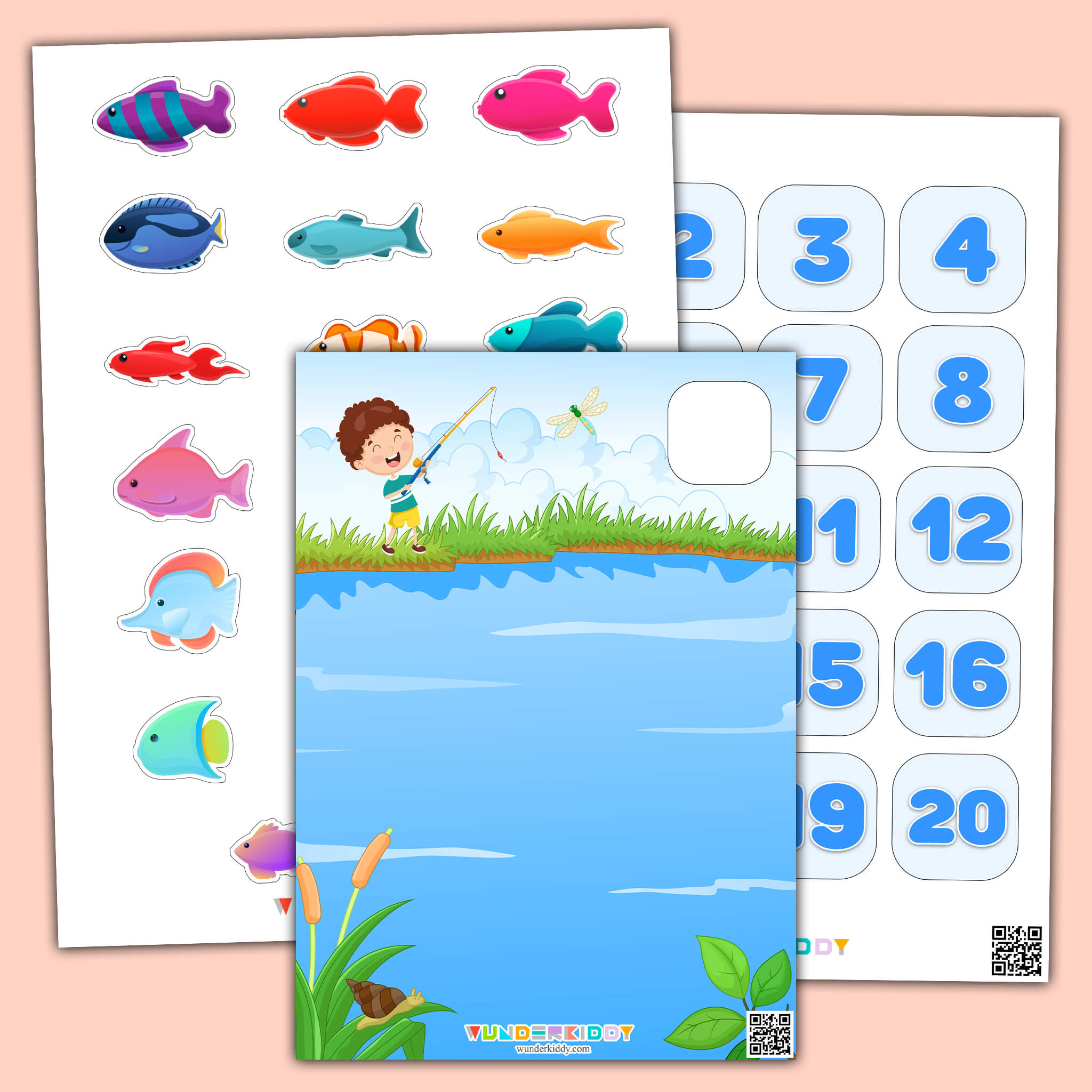 Count the Fish Printable Activity for Kids