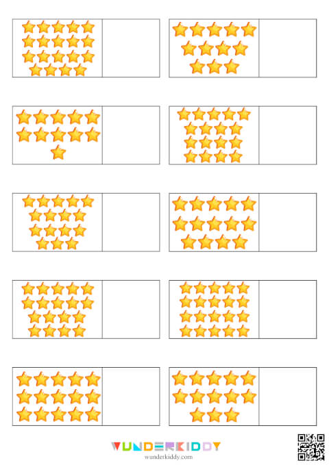 Sterne zählen 1-20 - Bild 4