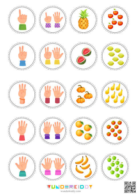 Mathematische Karten «Früchte zählen» - Bild 4