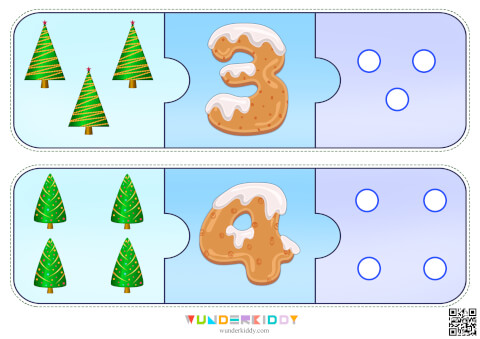 Activity sheet «Counting Christmas trees» - Image 3