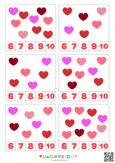 Count the Hearts: Numbers 1-10 - Image 3