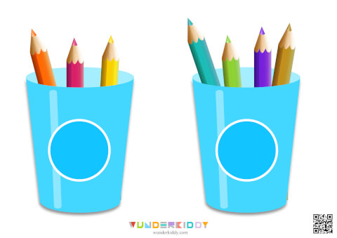 Printable Kindergarten Count Activity Counting Pencils - Image 3